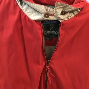 Men’s Red Waterproof Garment Co. Jacket Size XL Accessories Coats Size XL